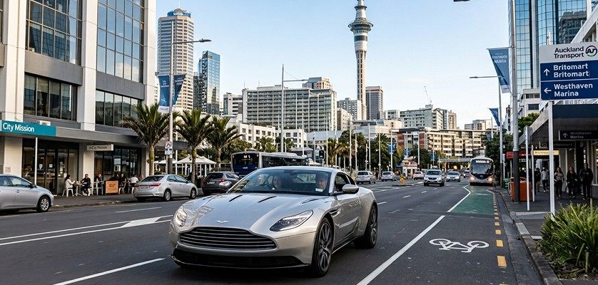 Renting a luxury car in New Zealand