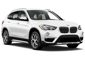 BMW X1 with winter tyres