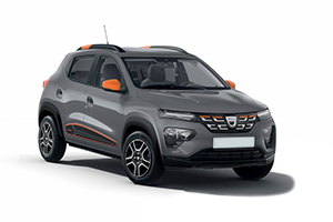 Dacia Spring with winter tyres