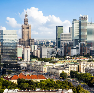 Warsaw downtown